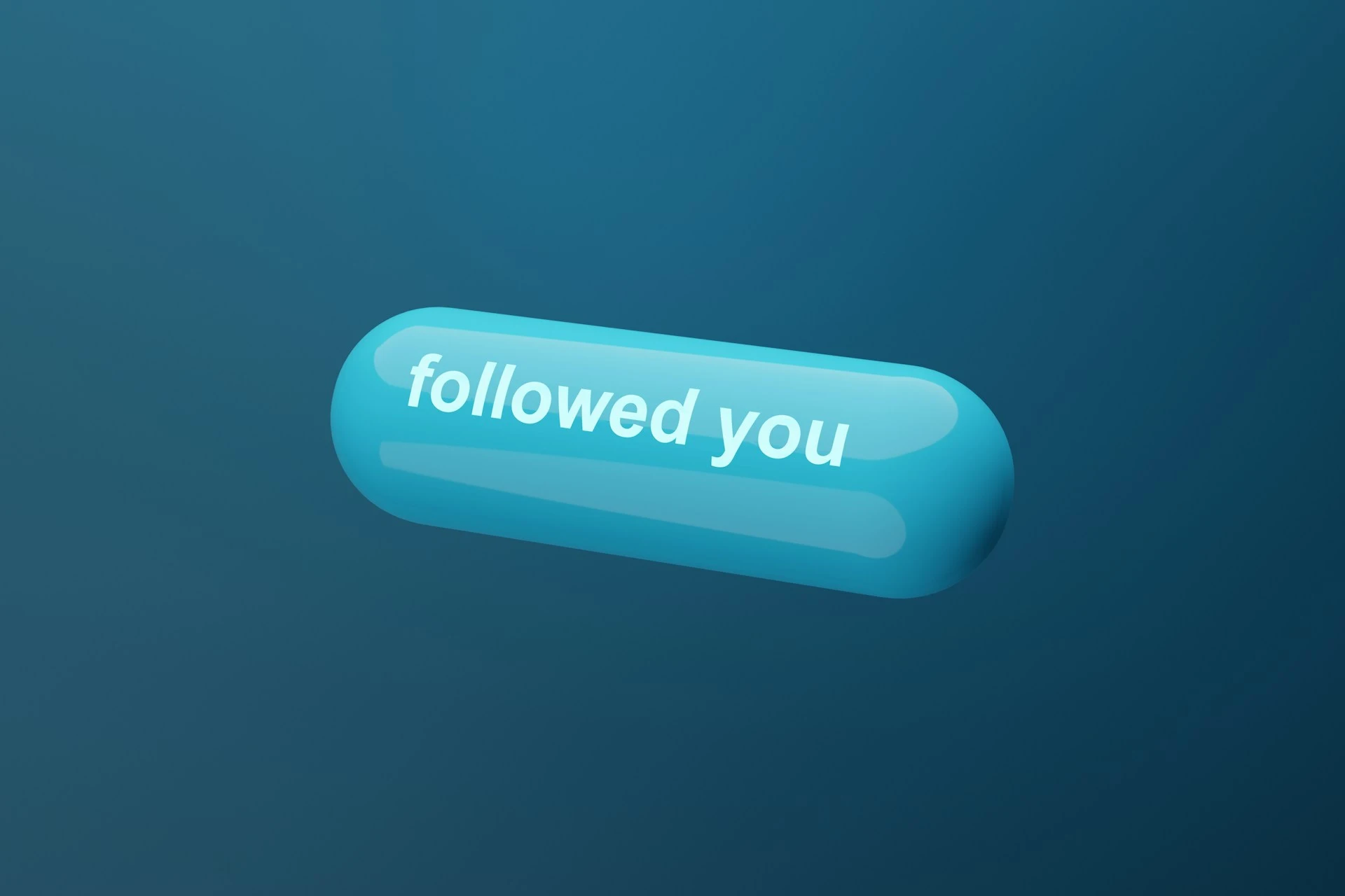 Blue button with 'Followed You', symbolizing social media management as a digital marketing side hustle.